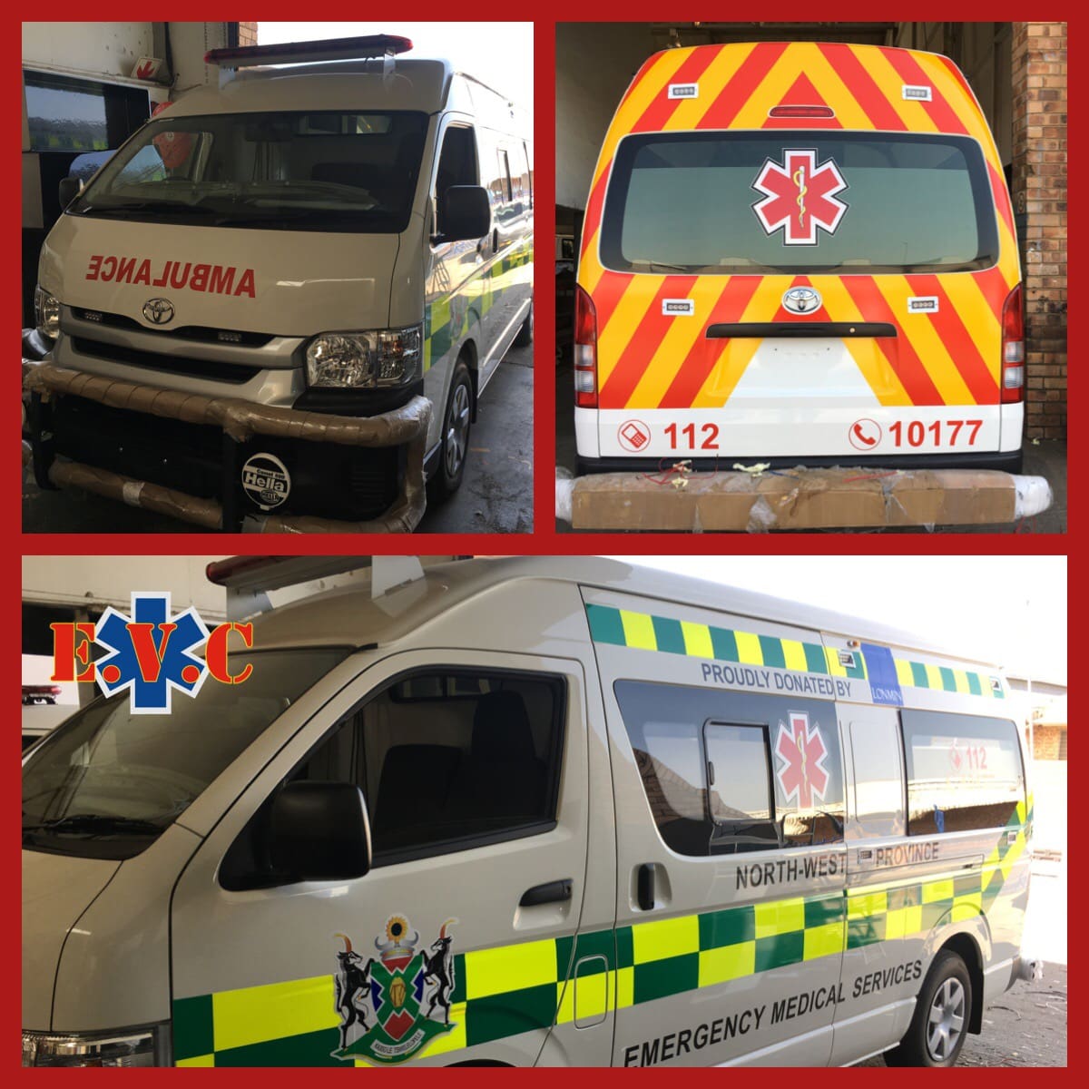<h1>Ambulances Built on Toyota Quantums</h1>